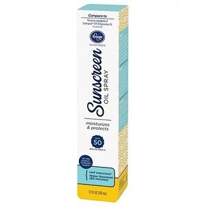 Kroger Oil Spray Sunscreen SPF 50 7.2oz